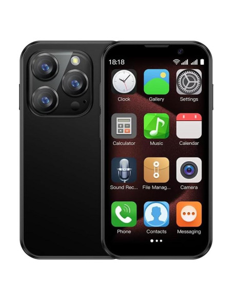 Mini Teléfono Inteligente KIBOVAMO 3" Doble SIM Android 9.0 Mini Teléfono Inteligente KIBOVAMO 3" Doble SIM Android 9.0