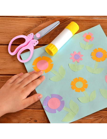 Tijeras para Niños SIXGOD Rosa 15 cm Punta Romana Seguras Tijeras para Niños SIXGOD Rosa 15 cm Punta Romana Seguras