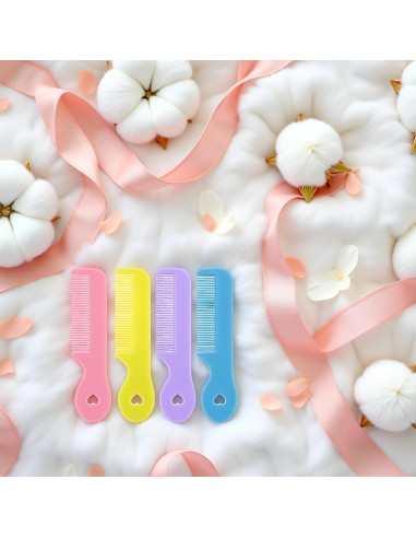Kit de 4 Peines Coloridos para Bebés WaigN - Cuidado Infantil