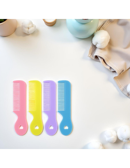 Kit de 4 Peines Coloridos para Bebés WaigN - Cuidado Infantil Kit de 4 Peines Coloridos para Bebés WaigN - Cuidado Infantil