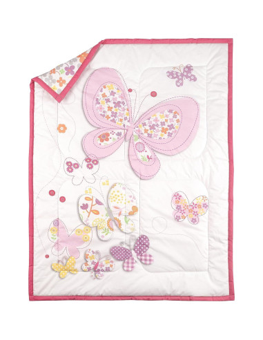 Juego de Ropa de Cuna AeliPro 3 Piezas 100% Algodón Floral
