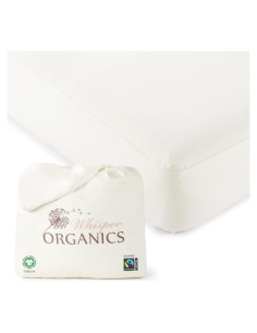 Protector de Colchón Orgánico Whisper Organics para Cuna 132x71cm