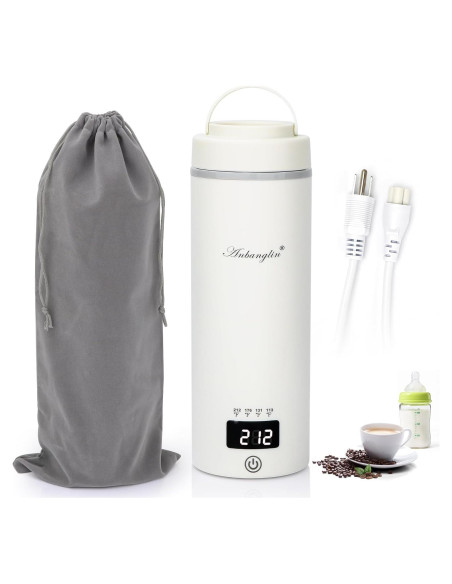Hervidor Eléctrico de Viaje Anbanglin 500ml 4 Temperaturas Hervidor Eléctrico de Viaje Anbanglin 500ml 4 Temperaturas