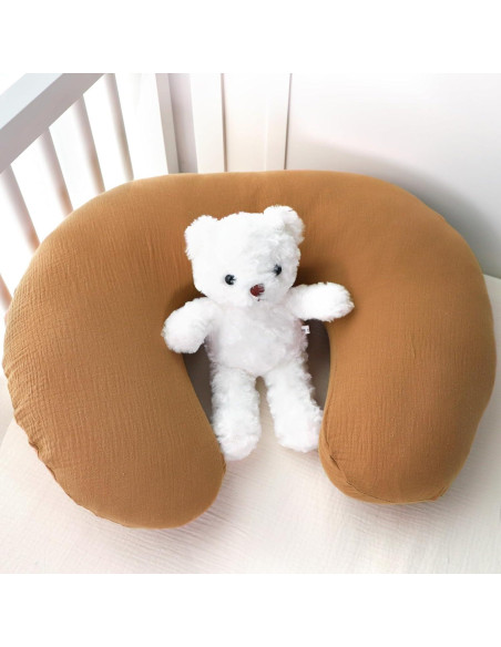 Cubiertas de Almohada de Lactancia Muslin GFU 2 Pzas Beige Marrón Cubiertas de Almohada de Lactancia Muslin GFU 2 Pzas Beige Marrón
