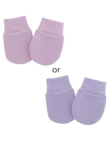 Guantes de Algodón Suave para Bebés GANPUB - Rayas Blancas y Negras