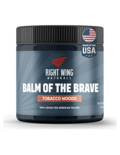 Bálsamo Hidratante de Grasa de Res Right Wing Naturals 113g Maderas de Tabaco