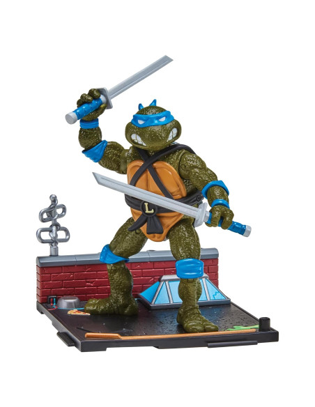 Figura de Acción Remasterizada Leonardo Tortugas Ninja 20 cm