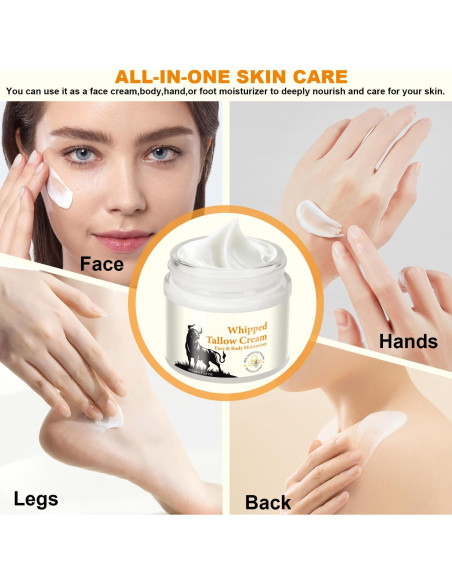 Crema Facial Hidratante Manteca de Res y Miel 140g Crema Facial Hidratante Manteca de Res y Miel 140g