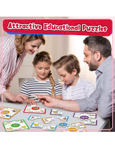 Juegos de Rompecabezas de Fonética Edulok - 15 Tarjetas para Niños 2