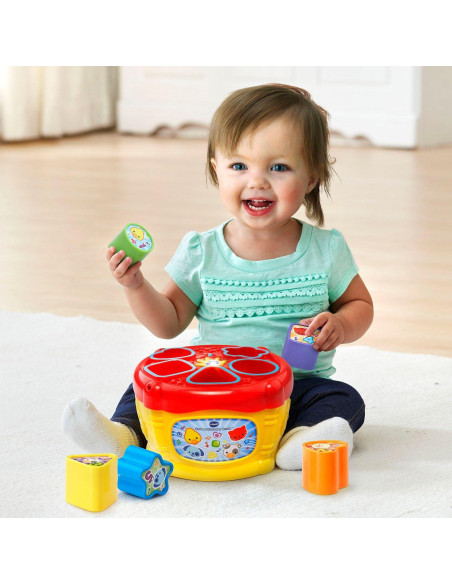 VTech Tambor Clasificador y Descubridor para Bebés 6-36 Meses VTech Tambor Clasificador y Descubridor para Bebés 6-36 Meses