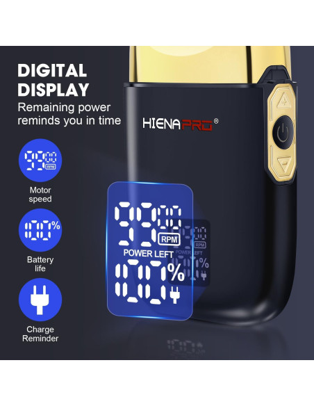 Afeitadora de Lámina Doble HIENA PRO HYN-809 Inalámbrica USB Afeitadora de Lámina Doble HIENA PRO HYN-809 Inalámbrica USB