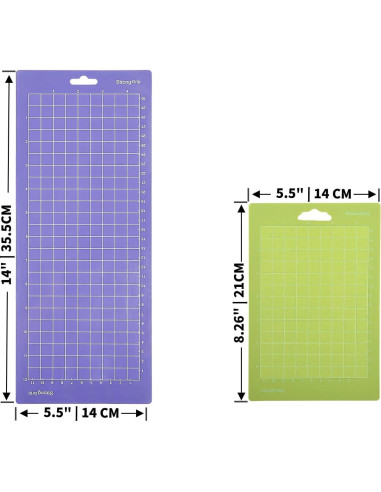 Mat de Corte THANMAO 6 Piezas para Cricut Joy - 4.5" x 12" y 4.5" x 6.5"