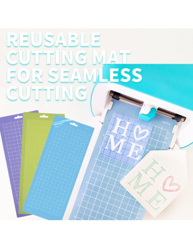 Mat de Corte THANMAO 6 Piezas para Cricut Joy - 4.5" x 12" y 4.5" x 6.5"