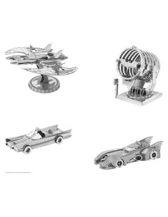 Kit de Modelos 3D Batman Metal Earth - Set de 4 Piezas