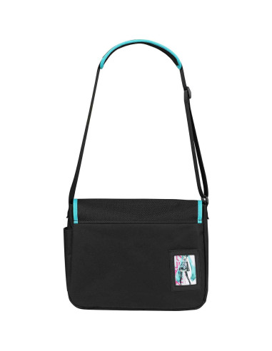 Bolsa de Mensajero FIREFIRST Hatsune Miku Verde 29x26x9 cm