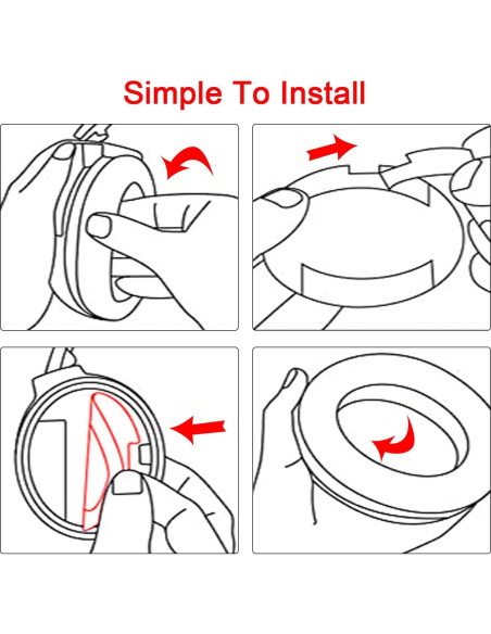 Almohadillas de Reemplazo Bose QC35/QC25/QC15 - Espuma Memoria Almohadillas de Reemplazo Bose QC35/QC25/QC15 - Espuma Memoria