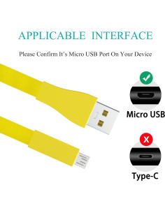 Cable de Carga Micro USB Arzweyk 1.2m para Altavoces UE Boom 2
