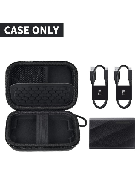 Funda de Transporte PAIYULE para SSD Samsung T9/T7 4TB 2TB 1TB Funda de Transporte PAIYULE para SSD Samsung T9/T7 4TB 2TB 1TB
