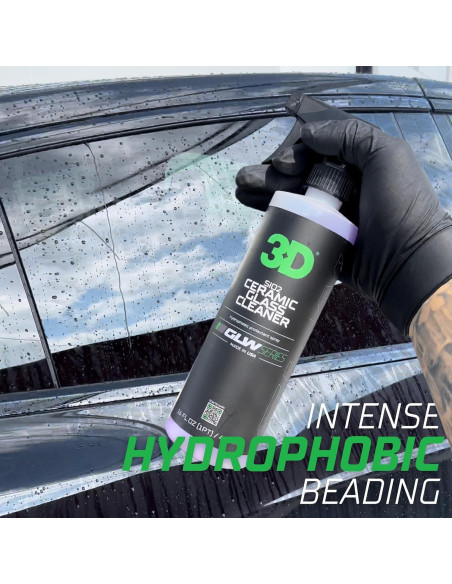 Limpiador de Vidrio Cerámico 3D GLW 1.89 L | Repelente de Agua Limpiador de Vidrio Cerámico 3D GLW 1.89 L | Repelente de Agua