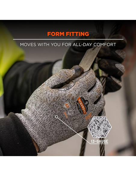 Guantes de Trabajo Ergodyne ProFlex 7031 Nitrilo A3 1 Cuenta Guantes de Trabajo Ergodyne ProFlex 7031 Nitrilo A3 1 Cuenta