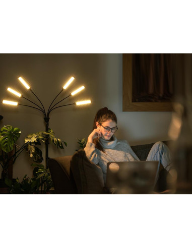 Luz de Crecimiento LED Aukphie XT01 5 Brazos Espectro Completo