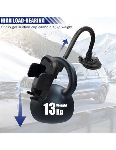 Soporte para Teléfono de Coche LAINLOY Brazo Flexible 30.48 cm