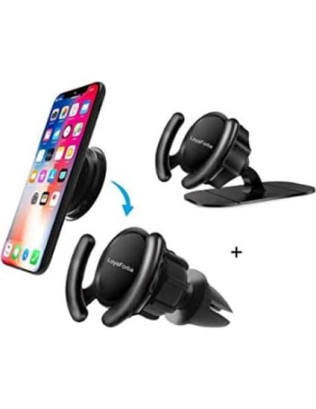 Soporte para Teléfono de Coche LoyaForba CarMount1030 360 Ajustable Soporte para Teléfono de Coche LoyaForba CarMount1030 360 Ajustable