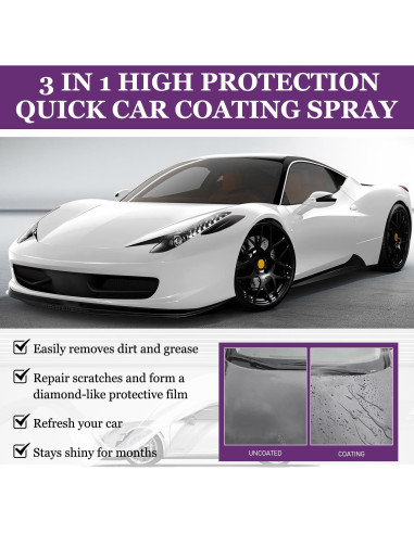 Spray Turbo Shine Nexa 3 en 1 - Alta Protección Automotriz