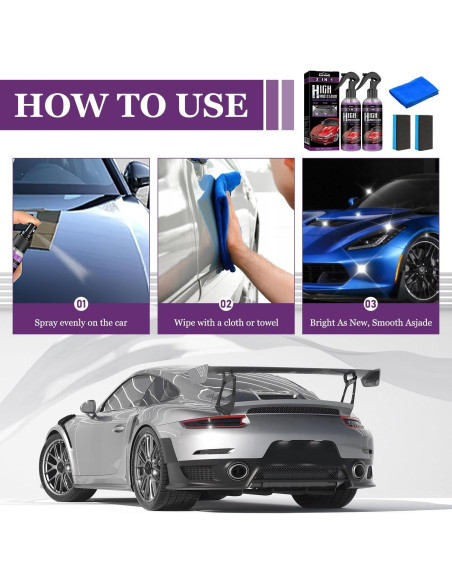 Spray Turbo Shine Nexa 3 en 1 - Alta Protección Automotriz Spray Turbo Shine Nexa 3 en 1 - Alta Protección Automotriz