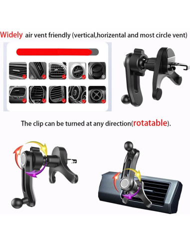 Soporte de Cargador Inalámbrico para Auto Litchitech 15W Rosa