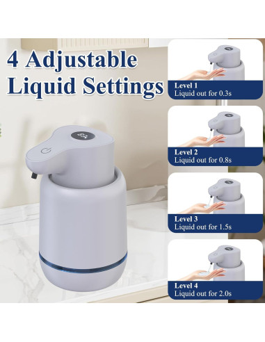 Dispensador Automático de Jabón Líquido ZOVEXUP 420ml Sin Contacto