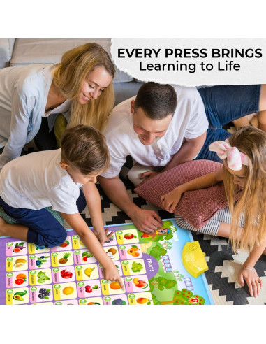 Juguetes Educativos QUOKKA - Conjunto 4 Gráficos ABC 3-12 Años