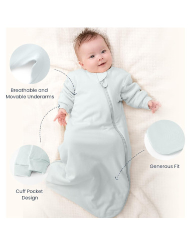 Saco de dormir unisex Kaiya Baby 1.0 Tog 0-6 meses azul