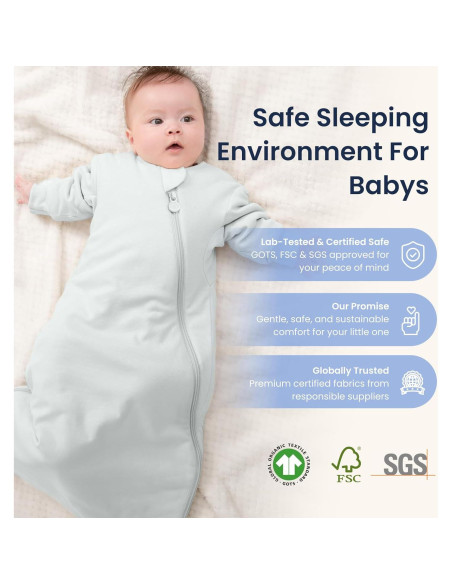 Saco de dormir unisex Kaiya Baby 1.0 Tog 0-6 meses azul Saco de dormir unisex Kaiya Baby 1.0 Tog 0-6 meses azul