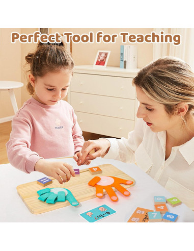 Juguete de Aprendizaje Matemático Montessori YGJT - Bloques de Madera