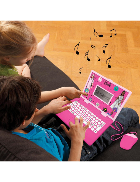 Laptop Educativo Bilingüe Lexibook Barbie 170 Actividades Rosa Laptop Educativo Bilingüe Lexibook Barbie 170 Actividades Rosa
