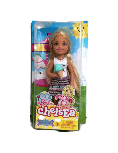 Muñeca Barbie Chelsea con helado Mattel 2016 31.7g