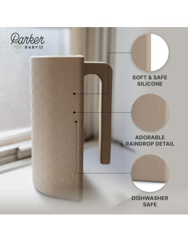 Taza de Enjuague Parker Baby | Libre de BPA 532ml | Apta Lavavajillas