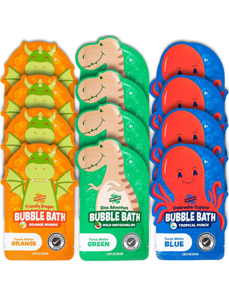 Baño de Burbujas Tub Works para Niños - Paquete de 12 Baño de Burbujas Tub Works para Niños - Paquete de 12