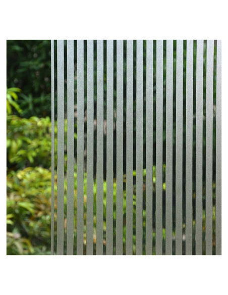 Película de Privacidad para Ventanas VSUDO 45x200 cm Rayas Esmeriladas Película de Privacidad para Ventanas VSUDO 45x200 cm Rayas Esmeriladas