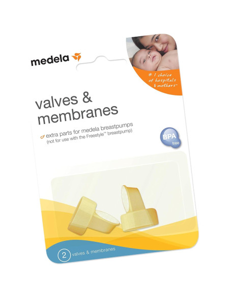 Válvulas y Membranas de Repuesto Medela - 2 Juegos Sin BPA Válvulas y Membranas de Repuesto Medela - 2 Juegos Sin BPA