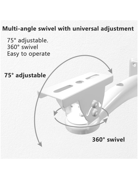Soporte de Pared para Proyector Mini Drsn 23.66 cm Blanco Soporte de Pared para Proyector Mini Drsn 23.66 cm Blanco