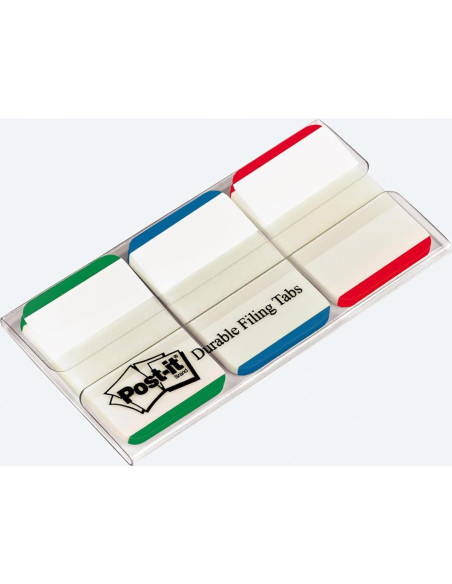 Pestañas Post-it 1" Rayadas Verde Azul Rojo 66 Pestañas Pestañas Post-it 1" Rayadas Verde Azul Rojo 66 Pestañas