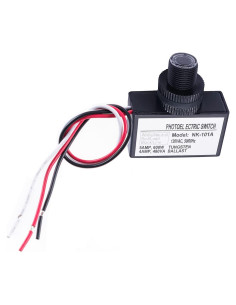 Sensor Fotoeléctrico Flylin NK-101A 120V para Luz Exterior