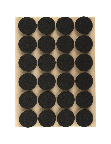 Almohadillas de espuma EVA 25mm 3M autoadhesivas 96 unidades - Negro Almohadillas de espuma EVA 25mm 3M autoadhesivas 96 unidades - Negro