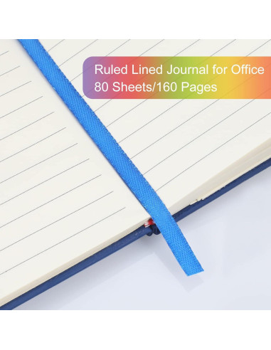 Paquete de 7 Cuadernos de Bolsillo Epakh A6 Rayados 8.9x14cm