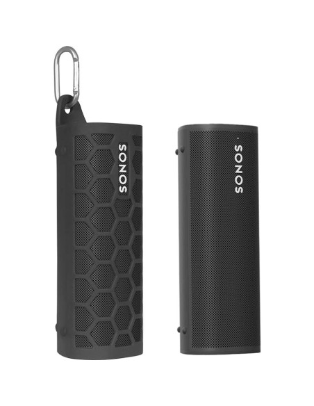 Funda de Transporte Silicona Seracle para Sonos Roam 2 - Negro Funda de Transporte Silicona Seracle para Sonos Roam 2 - Negro