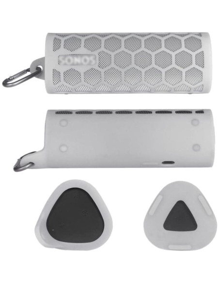 Funda Silicona Flexible Seracle para Altavoz Sonos Roam Gris Funda Silicona Flexible Seracle para Altavoz Sonos Roam Gris