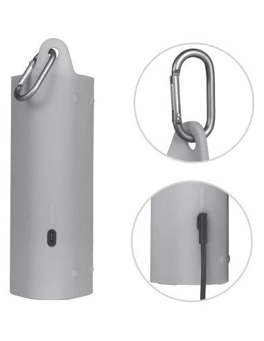 Funda Silicona Flexible Seracle para Altavoz Sonos Roam Gris