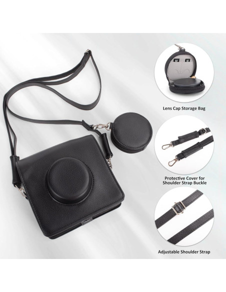 Funda Protectora MUZIRI KINOKOO para Cámara Instax Wide EVO - Cuero PU Funda Protectora MUZIRI KINOKOO para Cámara Instax Wide EVO - Cuero PU